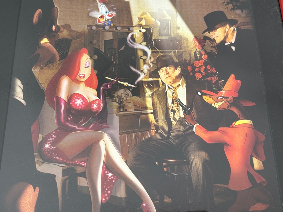 Vintage 2002 Movie Promotional Limited Edition Commemorative Lithograph Of Who Framed Roger Rabbit Numbered 57 Of 400 13' X 16' With Original Box [Photo 6]