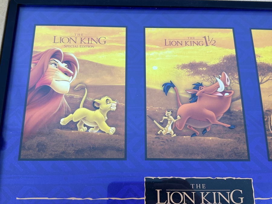 Vintage Movie Promotional Commemorative Lithograph For Walt Disney's The Lion King 2 Simba's Pride 18' X 12' With Original Box [Photo 3]