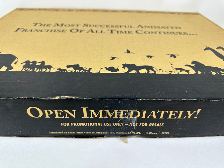 Vintage Movie Promotional Commemorative Lithograph For Walt Disney's The Lion King 2 Simba's Pride 18' X 12' With Original Box [Photo 7]