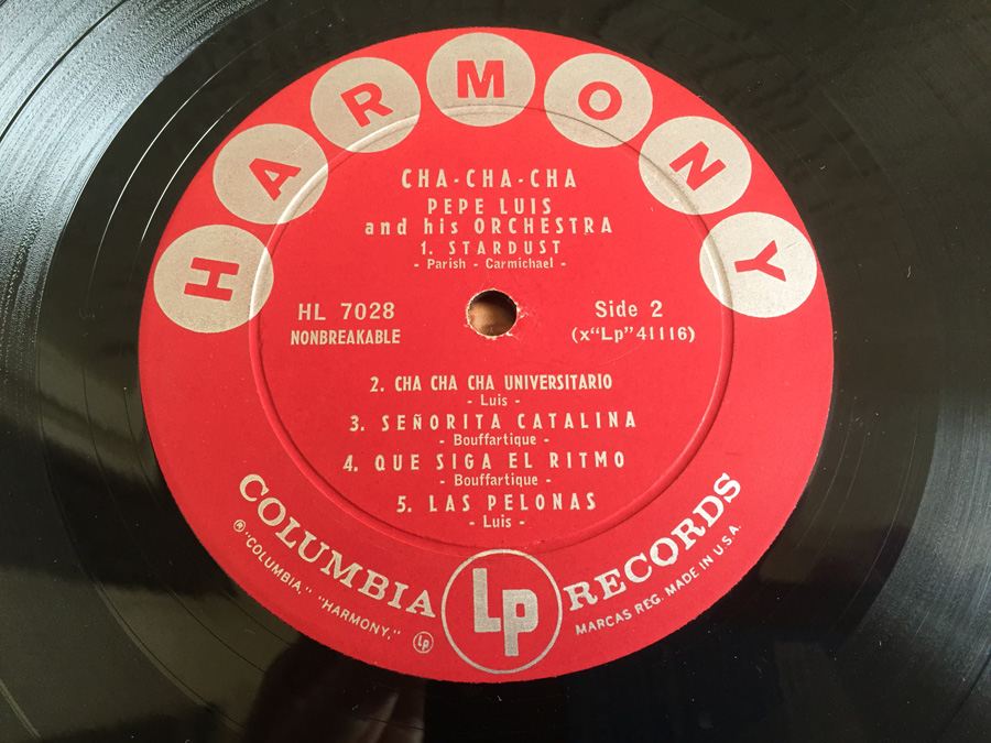 Pepe Luis And His Orchestra ‎- Cha-Cha-Cha - Harmony ‎- HL 7028 [Photo 6]