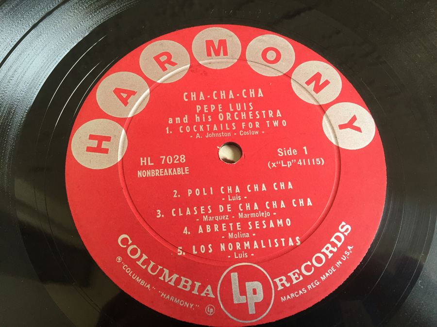 Pepe Luis And His Orchestra ‎- Cha-Cha-Cha - Harmony ‎- HL 7028 [Photo 4]