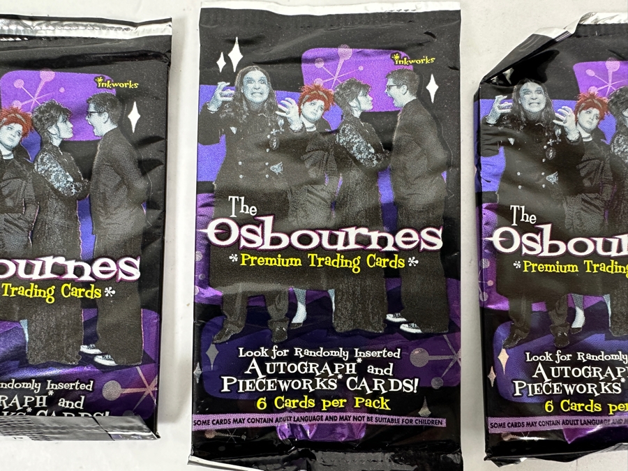 (4) Factory Sealed Unopened The Osbournes Season 1 Premium Trading Cards Packs With The Random Possibility Of Inserted Autographs [Photo 2]