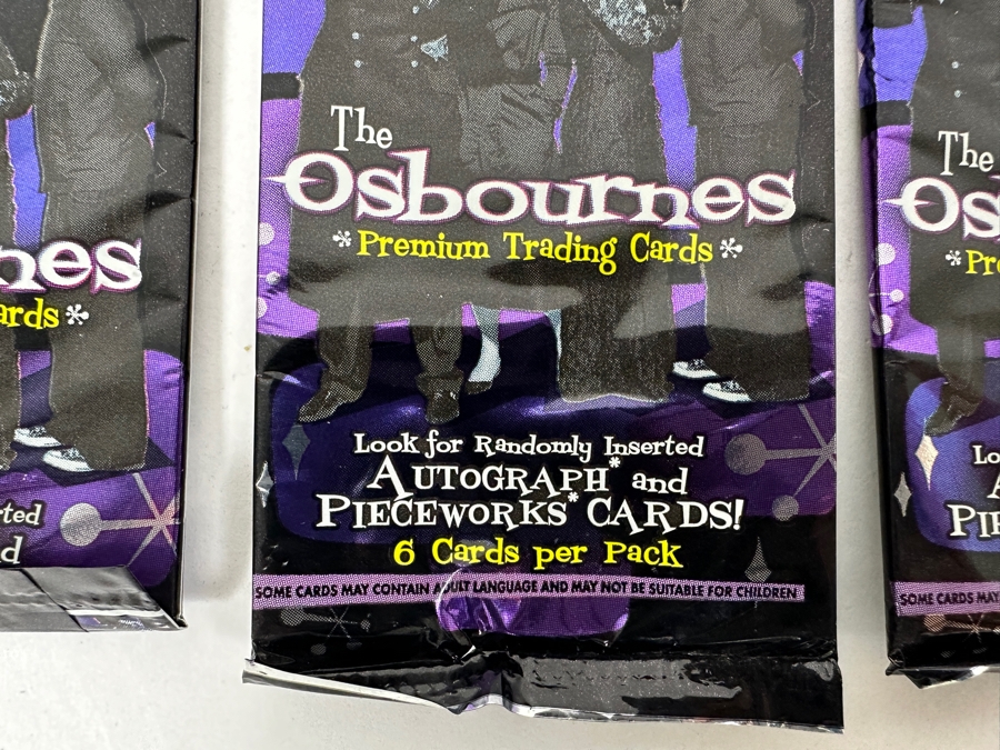 (4) Factory Sealed Unopened The Osbournes Season 1 Premium Trading Cards Packs With The Random Possibility Of Inserted Autographs [Photo 3]