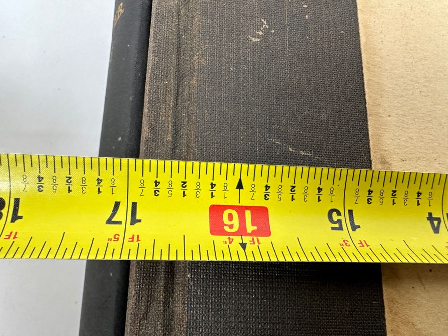 Large Antique Hardbound 1914 & 1916 Christian Science Monitor Historical Newspapers 17.5' X 21.5' [Photo 9]