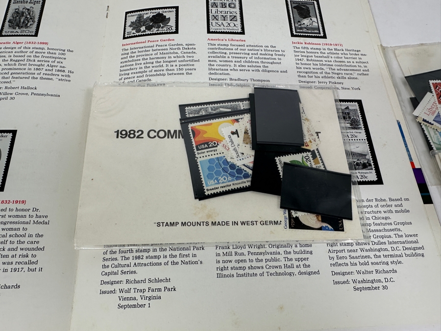 (12) Sets Of United States Postal Service Mint Commemorative Stamps From The 1970s and 1980s [Photo 10]