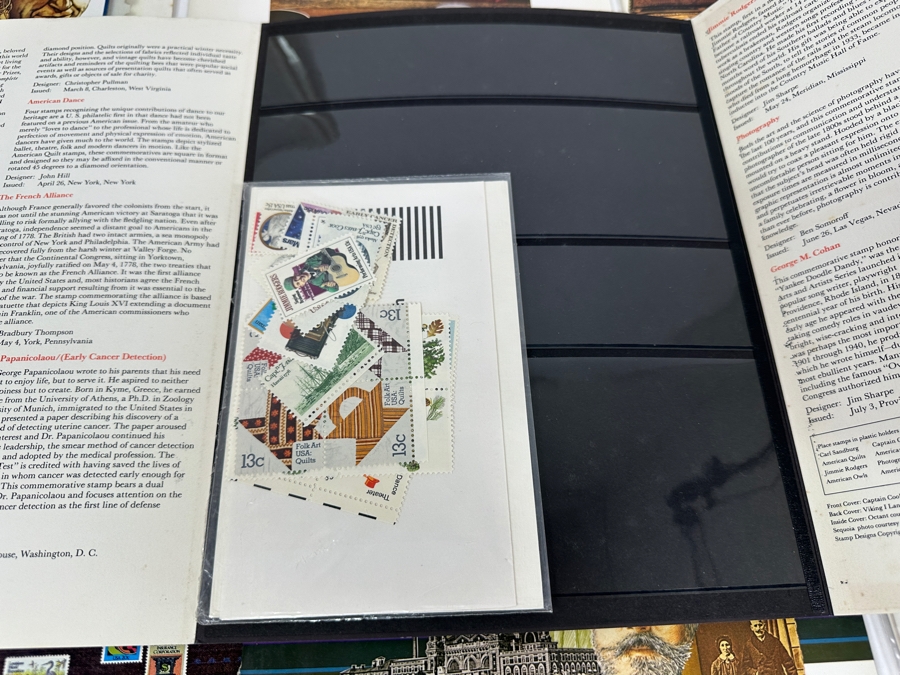 (12) Sets Of United States Postal Service Mint Commemorative Stamps From The 1970s and 1980s [Photo 5]