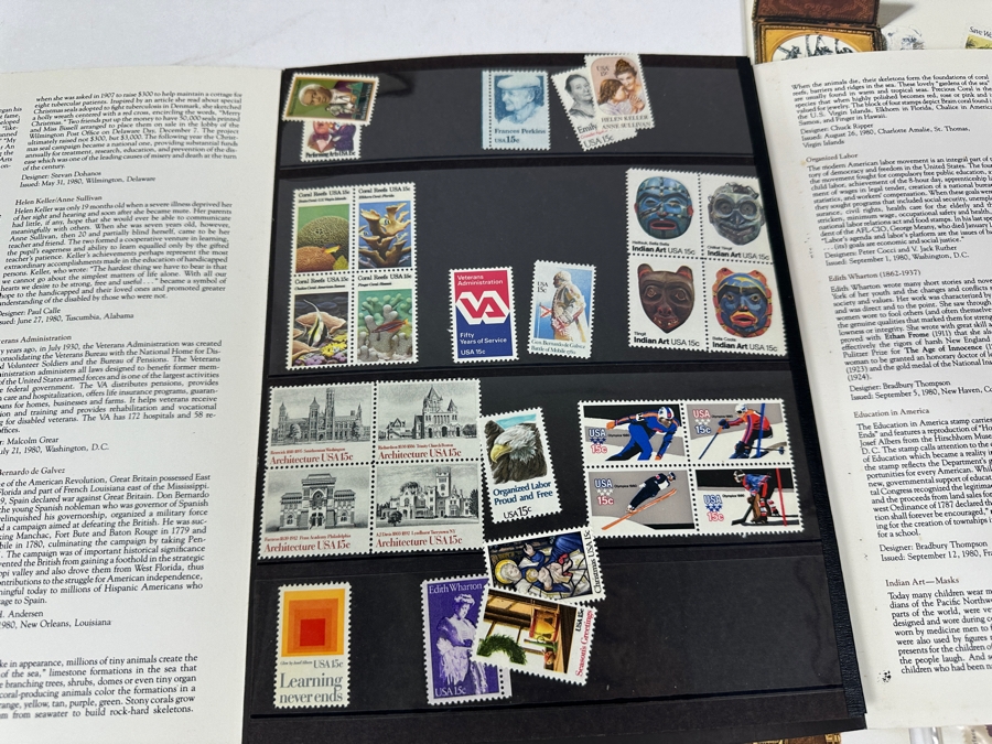 (12) Sets Of United States Postal Service Mint Commemorative Stamps From The 1970s and 1980s [Photo 7]