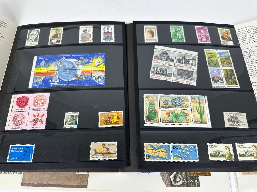 (12) Sets Of United States Postal Service Mint Commemorative Stamps From The 1970s and 1980s [Photo 9]