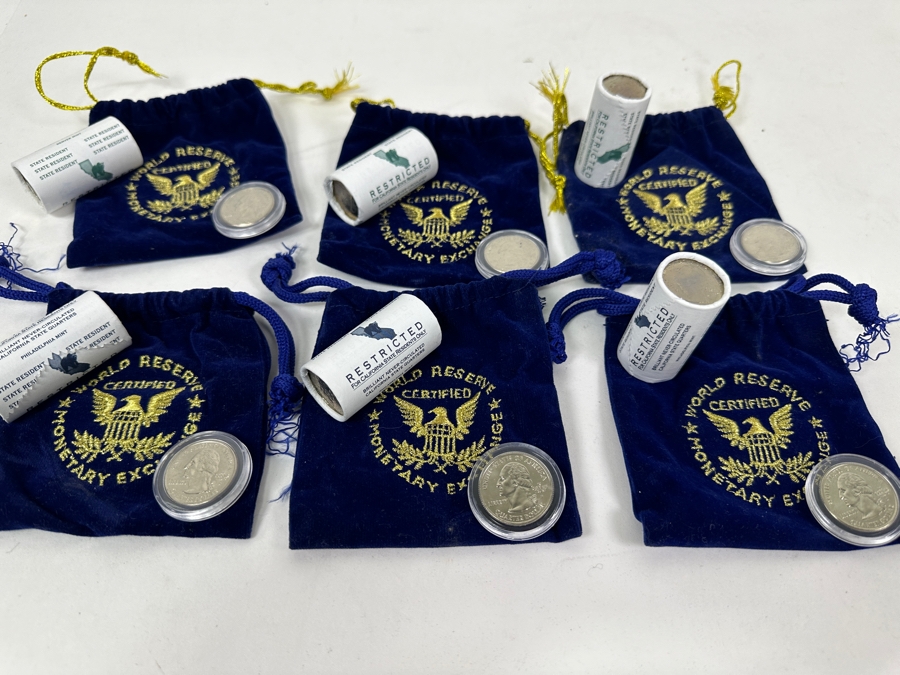 Brilliant Never Circulated California State Quarters Collection [Photo 10]