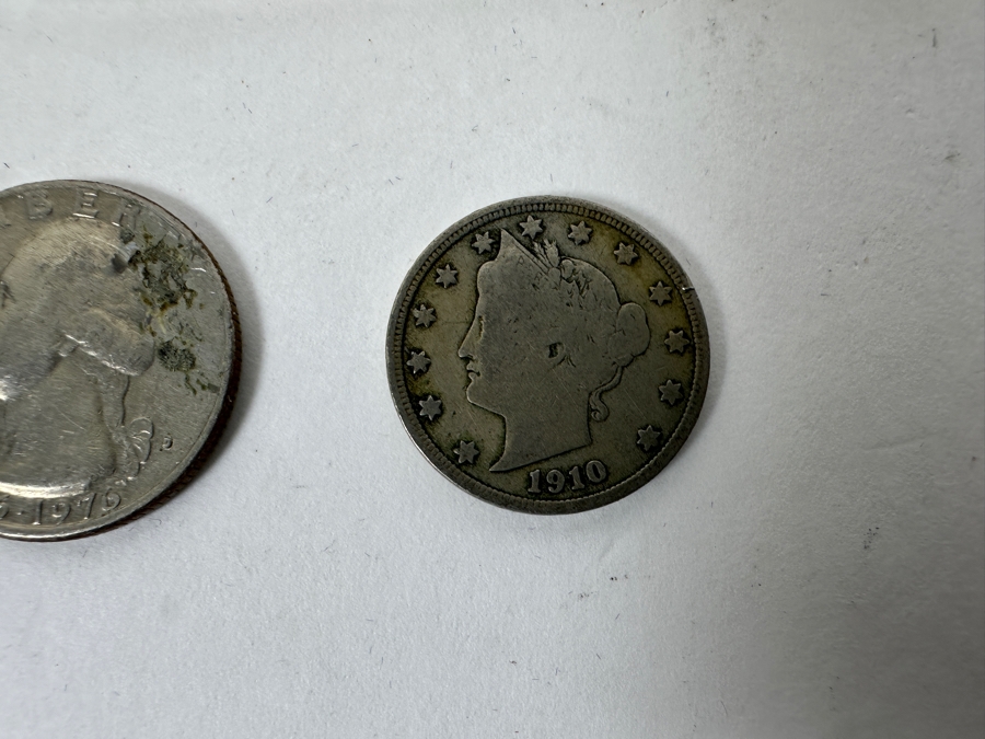 Various Coins Including Uncirculated Kennedy Half Dollars: 2003 D & 2003 P, (2) 1979 Susan B. Anthony Dollars, (1) 2009 Zachary Taylor Presidential $1 Coin, (2) Bicentennial Quarters & (1) 1910 Liberty Head V Nickel [Photo 9]