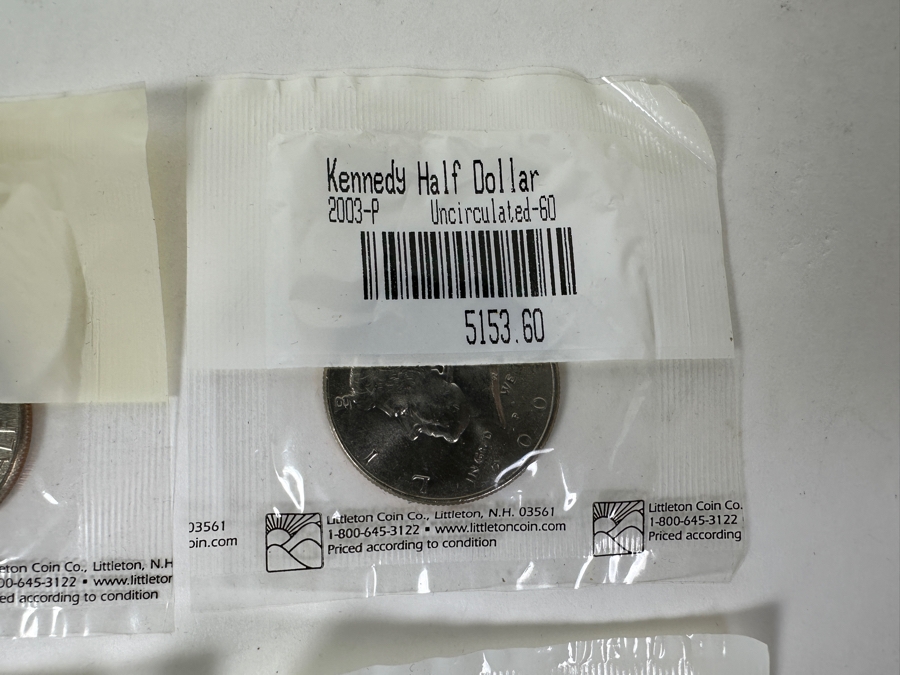 Various Coins Including Uncirculated Kennedy Half Dollars: 2003 D & 2003 P, (2) 1979 Susan B. Anthony Dollars, (1) 2009 Zachary Taylor Presidential $1 Coin, (2) Bicentennial Quarters & (1) 1910 Liberty Head V Nickel [Photo 3]