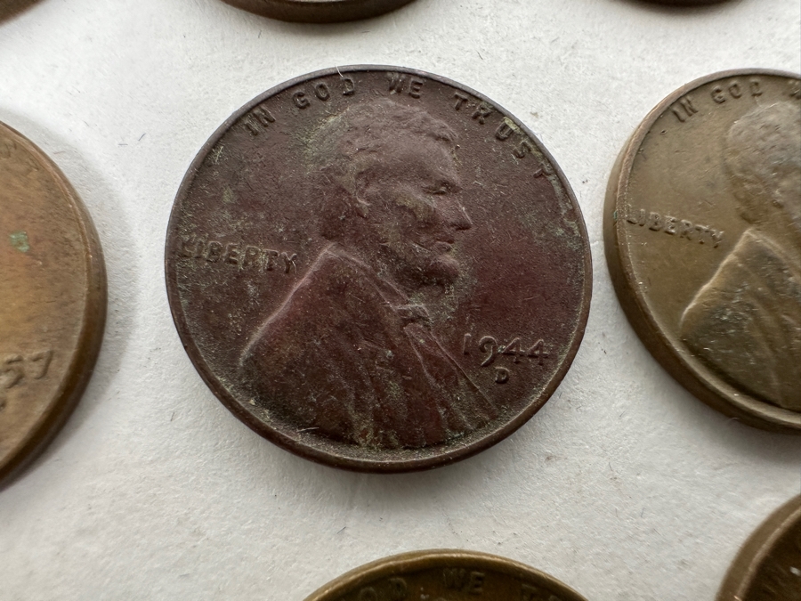 (4) Indian Head Cent Pennies & (59) Wheat Cents Lincoln Pennies Of Various Years - See Photos [Photo 16]