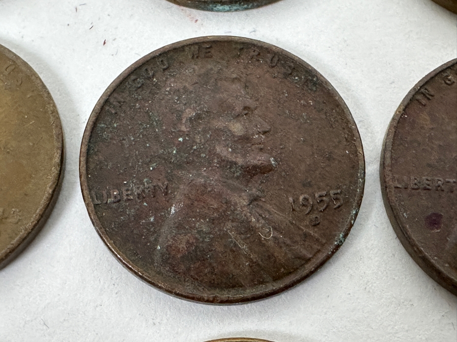 (4) Indian Head Cent Pennies & (59) Wheat Cents Lincoln Pennies Of Various Years - See Photos [Photo 18]