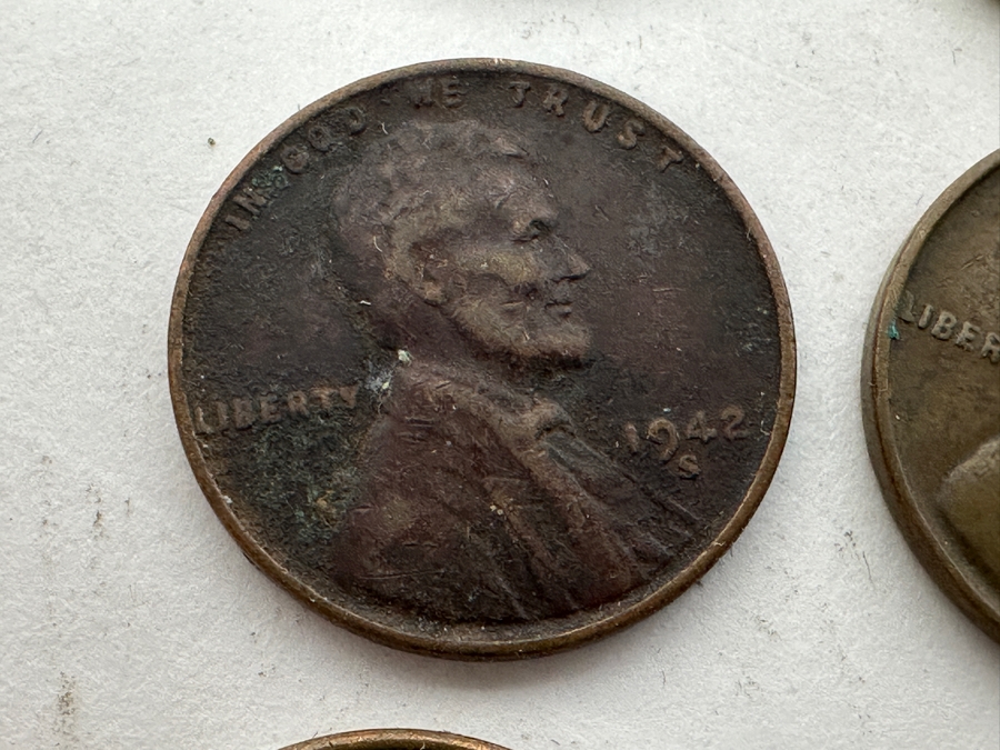 (4) Indian Head Cent Pennies & (59) Wheat Cents Lincoln Pennies Of Various Years - See Photos [Photo 19]