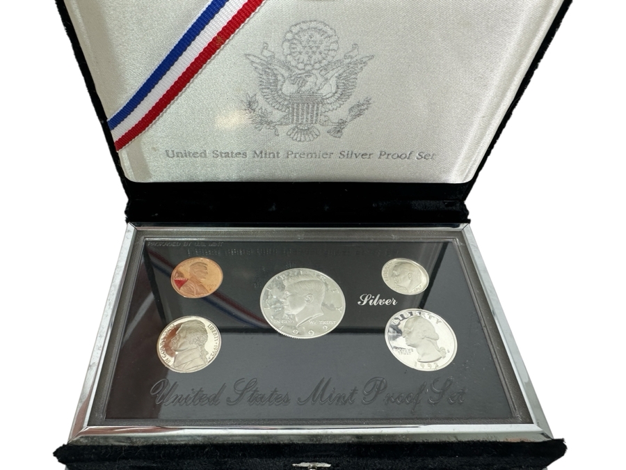 1992 S United States Mint Premier Silver Proof Set