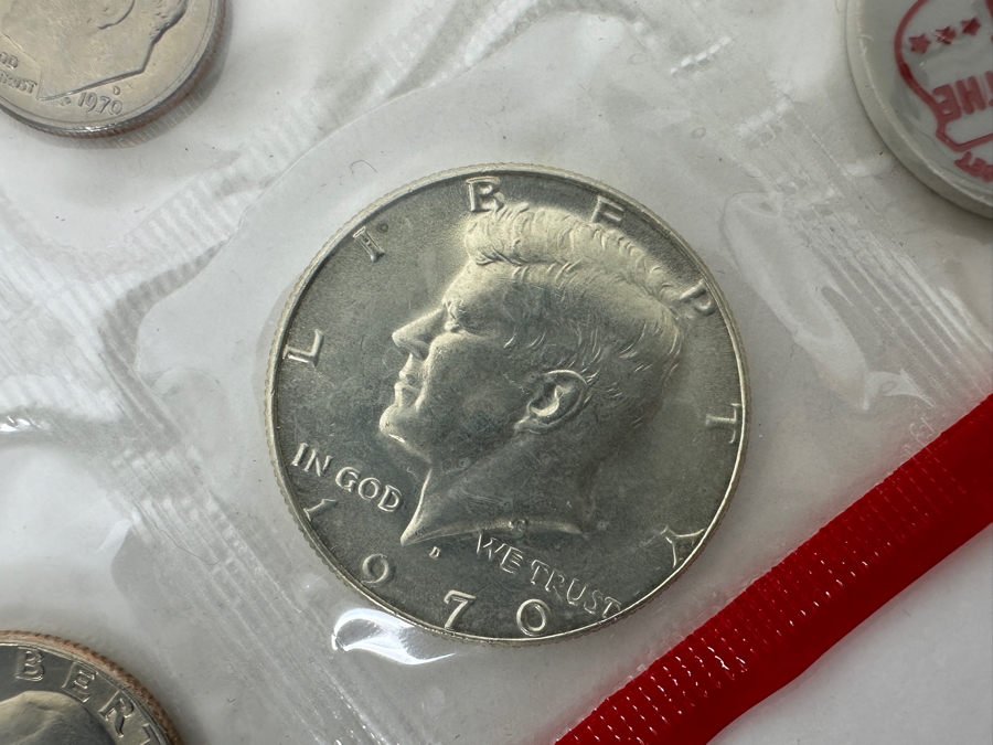 (5) Uncirculated United States Mint Silver Coin Sets: (1) 1965, (2) 1968 D, (1) 1969 D And (1) 1970 D [Photo 17]