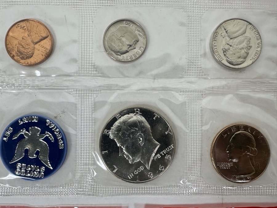 (5) Uncirculated United States Mint Silver Coin Sets: (1) 1965, (2) 1968 D, (1) 1969 D And (1) 1970 D [Photo 5]
