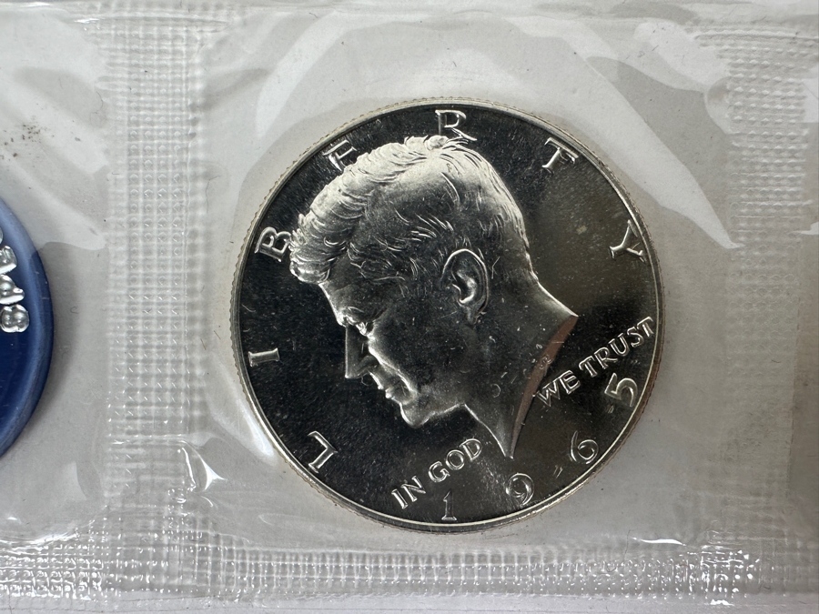 (5) Uncirculated United States Mint Silver Coin Sets: (1) 1965, (2) 1968 D, (1) 1969 D And (1) 1970 D [Photo 3]