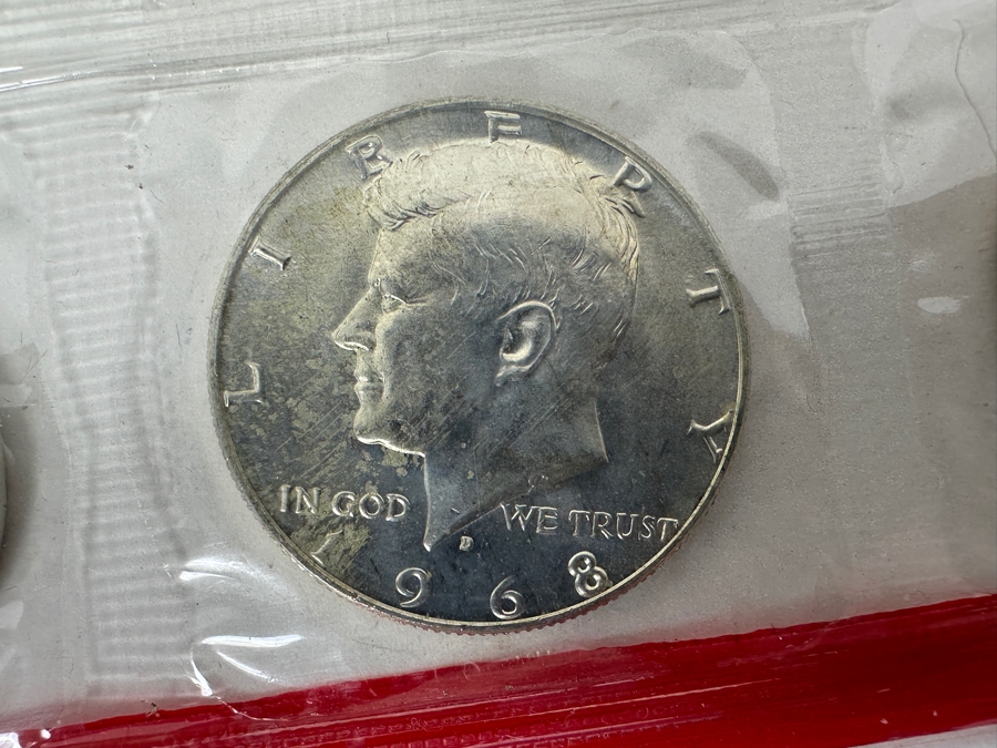 (5) Uncirculated United States Mint Silver Coin Sets: (1) 1965, (2) 1968 D, (1) 1969 D And (1) 1970 D [Photo 8]