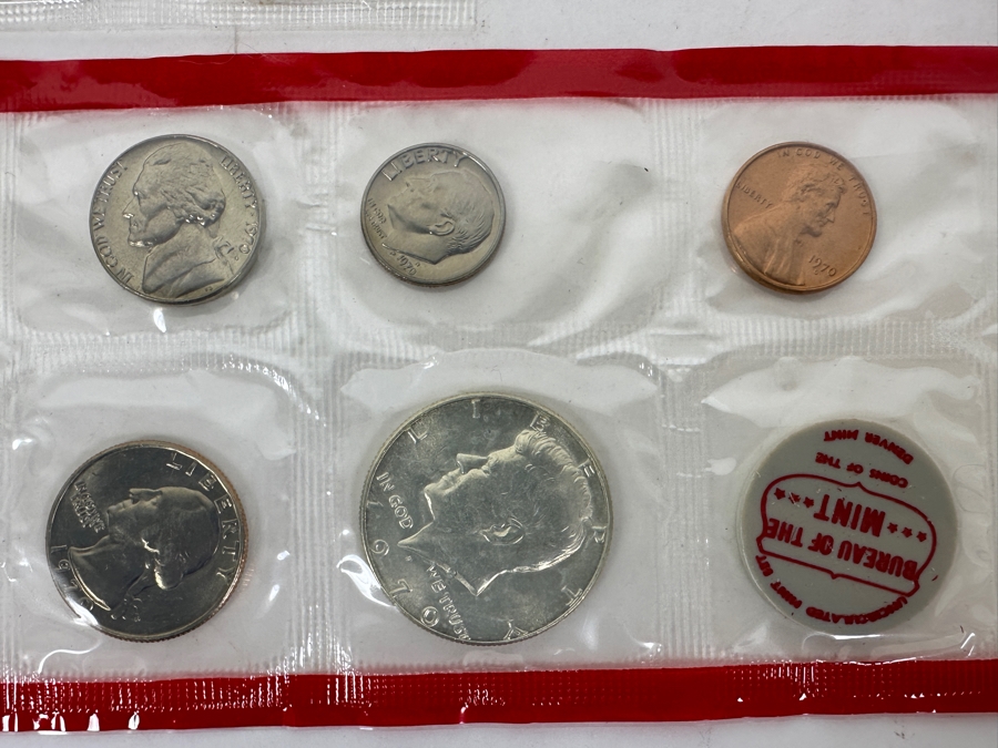 (5) Uncirculated United States Mint Silver Coin Sets: (1) 1965, (2) 1968 D, (1) 1969 D And (1) 1970 D [Photo 16]