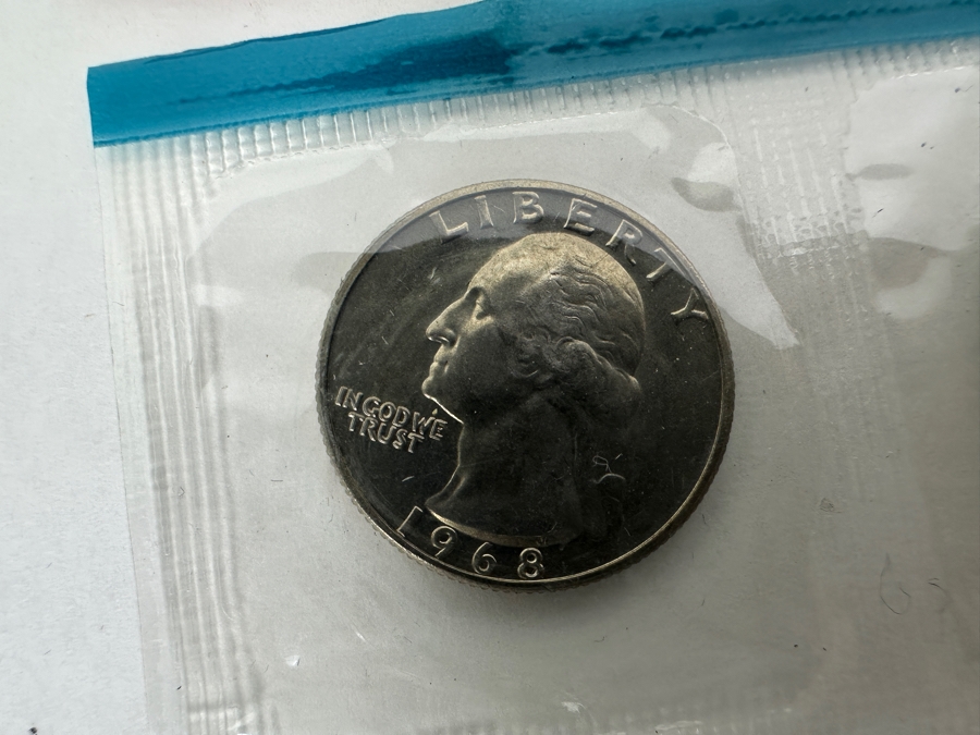 (7) Uncirculated United States Mint Coin Sets: (2) 1968, (1) 1969, (1) 1970, (1) 1977, (1) 1978 And (1) 1978 D [Photo 9]