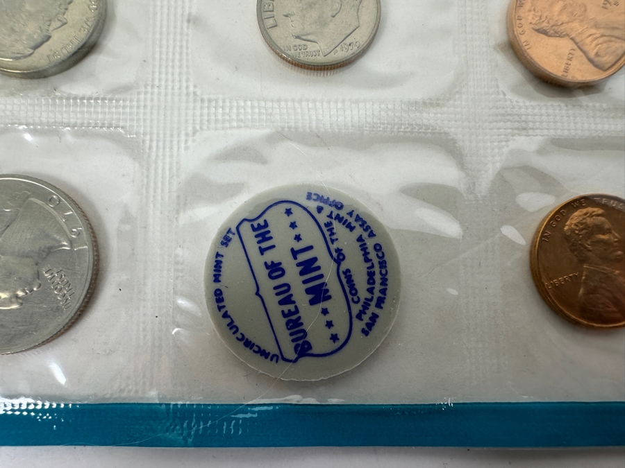 (7) Uncirculated United States Mint Coin Sets: (2) 1968, (1) 1969, (1) 1970, (1) 1977, (1) 1978 And (1) 1978 D [Photo 19]