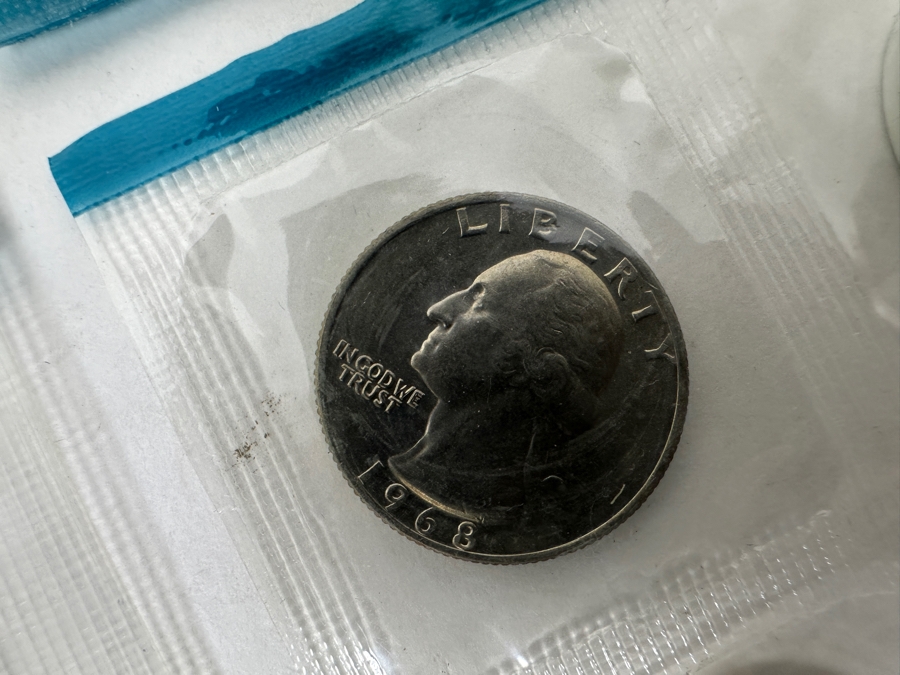 (7) Uncirculated United States Mint Coin Sets: (2) 1968, (1) 1969, (1) 1970, (1) 1977, (1) 1978 And (1) 1978 D [Photo 12]