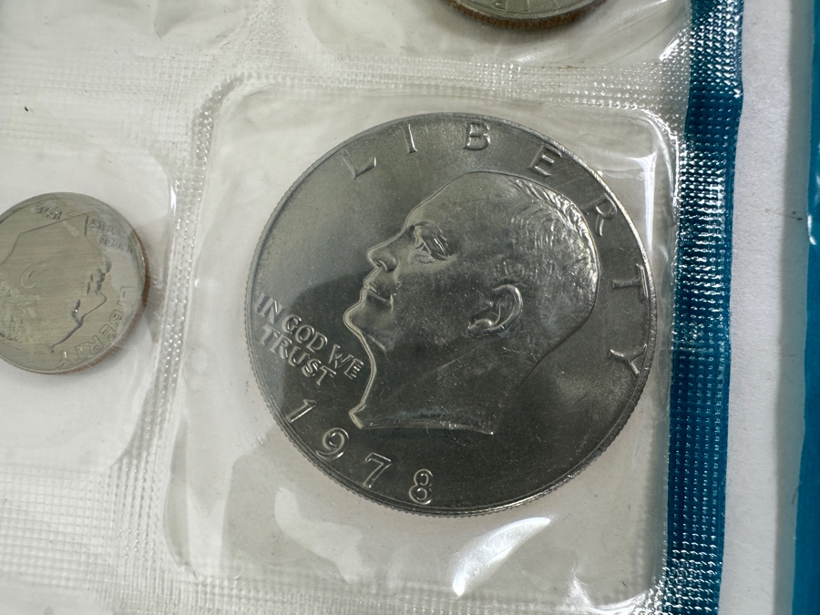 (7) Uncirculated United States Mint Coin Sets: (2) 1968, (1) 1969, (1) 1970, (1) 1977, (1) 1978 And (1) 1978 D [Photo 5]