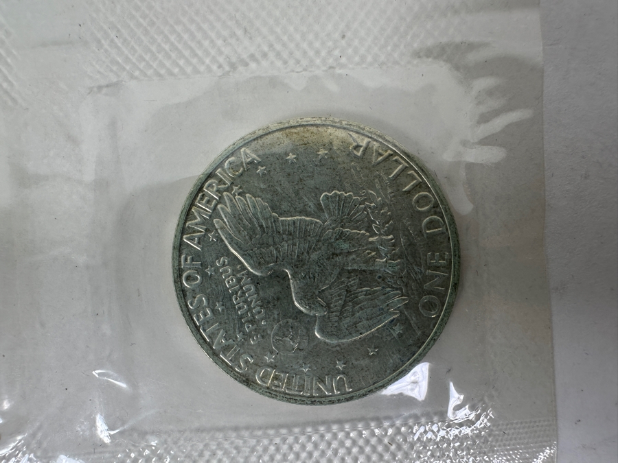 Pair Of Uncirculated 1971 S Eisenhower Silver Dollars [Photo 6]