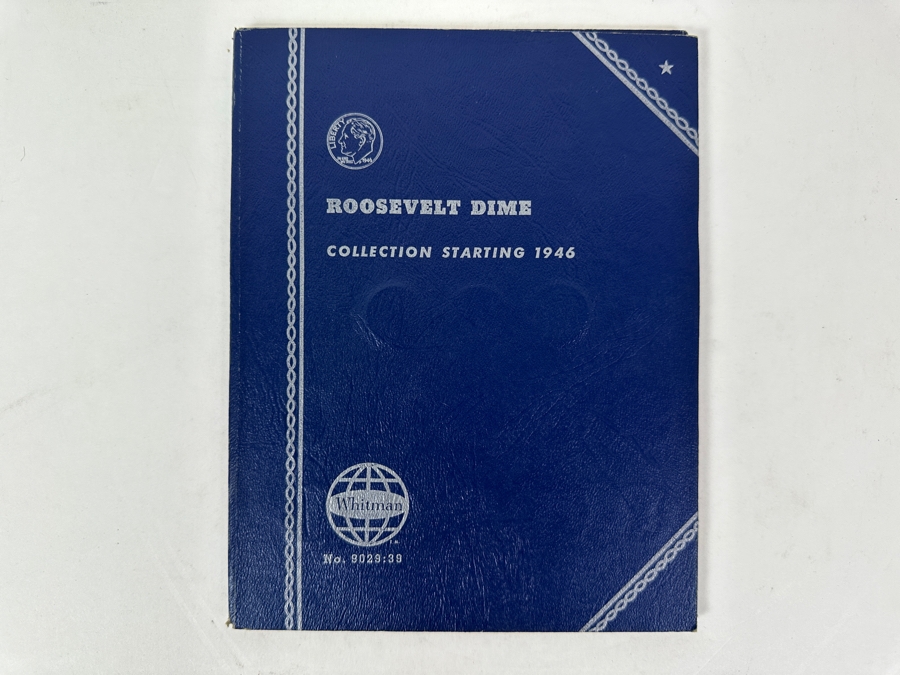 (64) Roosevelt Dime Collection: (48) Silver Dimes Starting From 1946-1964 Plus (16) Clad Coinage Dimes Starting From 1965-1974 [Photo 10]