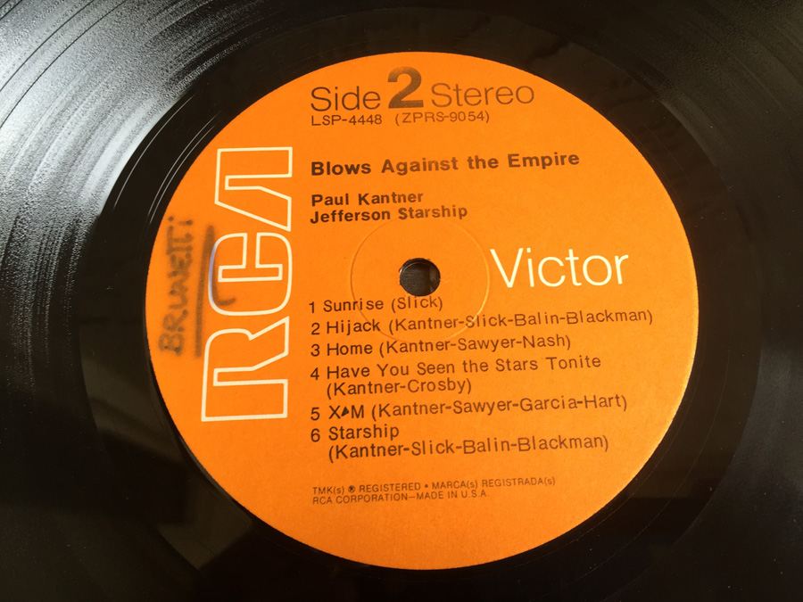 Paul Kantner / Jefferson Starship ‎- Blows Against The Empire - RCA Victor ‎- LSP-4448 [Photo 9]