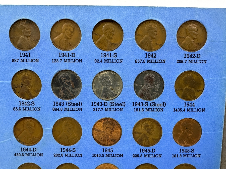 Complete Lincoln Head Cent Penny Collection Starting From 1941-1974 [Photo 3]