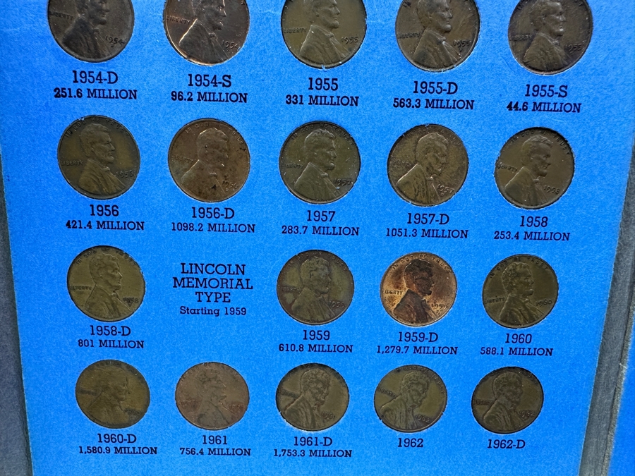 Complete Lincoln Head Cent Penny Collection Starting From 1941-1974 [Photo 6]