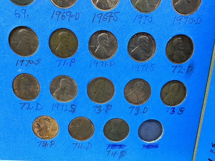 Complete Lincoln Head Cent Penny Collection Starting From 1941-1974 [Photo 8]