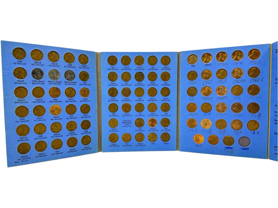 Complete Lincoln Head Cent Penny Collection Starting From 1941-1974