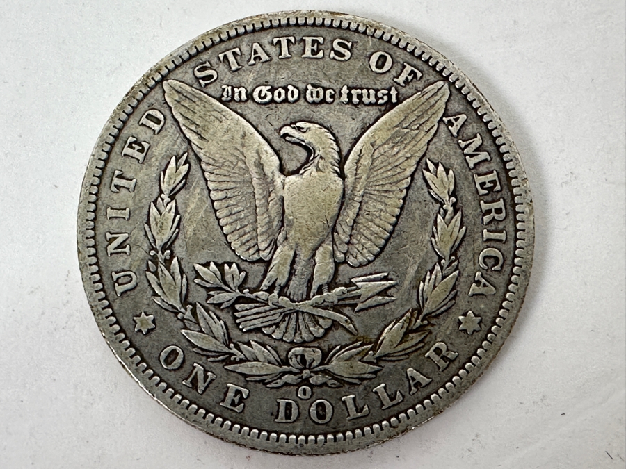 1890 O Morgan Silver Dollar [Photo 3]