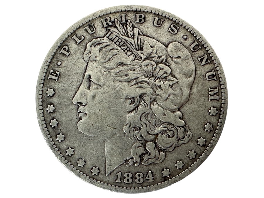 1884 O Morgan Silver Dollar