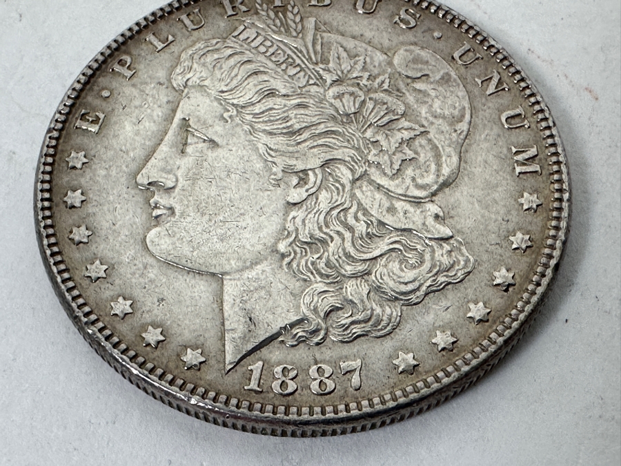 1887 Morgan Silver Dollar [Photo 2]