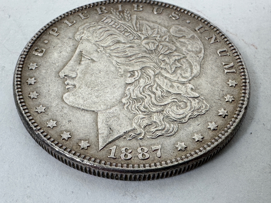 1887 Morgan Silver Dollar [Photo 3]