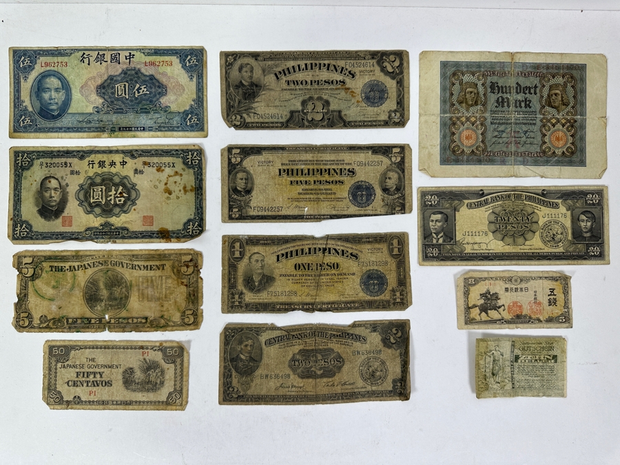 Various Foreign Currency From China, Japan, Philippines, Germany [Photo 2]