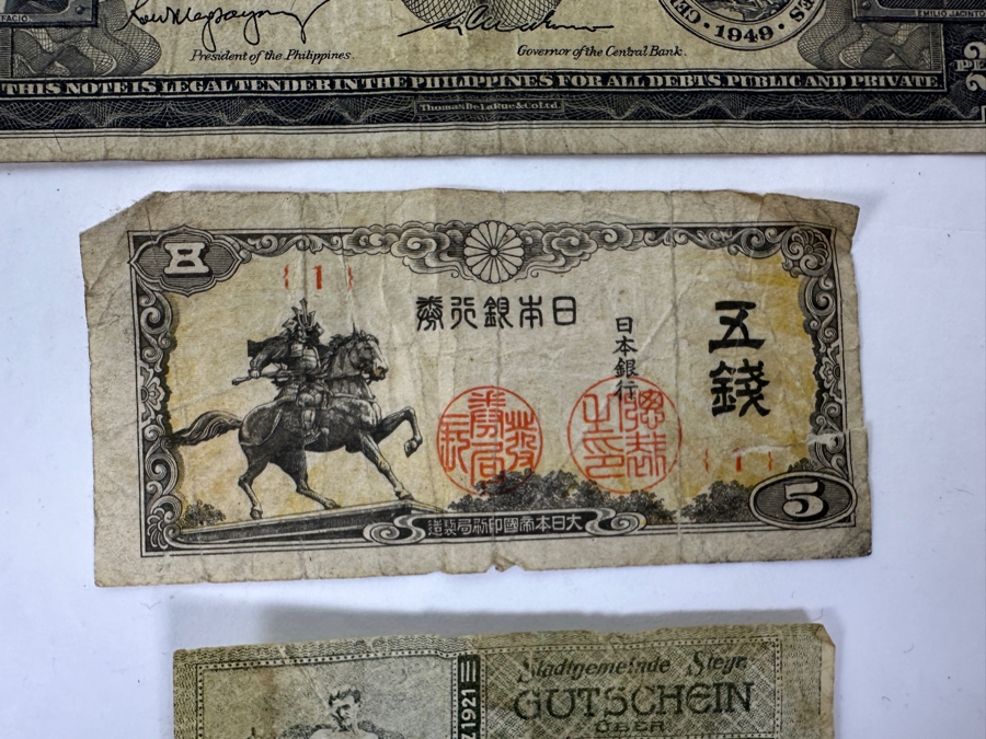 Various Foreign Currency From China, Japan, Philippines, Germany [Photo 14]