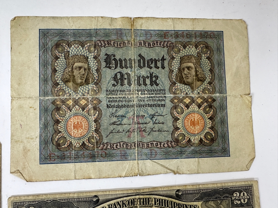 Various Foreign Currency From China, Japan, Philippines, Germany [Photo 11]