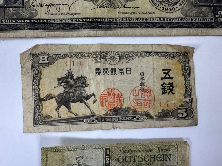 Various Foreign Currency From China, Japan, Philippines, Germany [Photo 13]