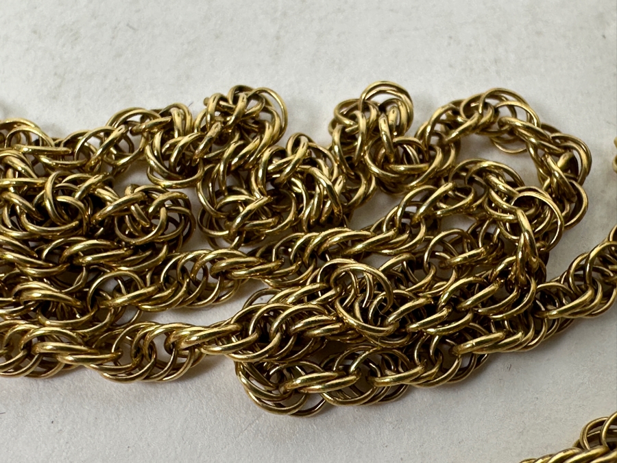 14k Gold 18' Chain Necklace 5.8g [Photo 3]