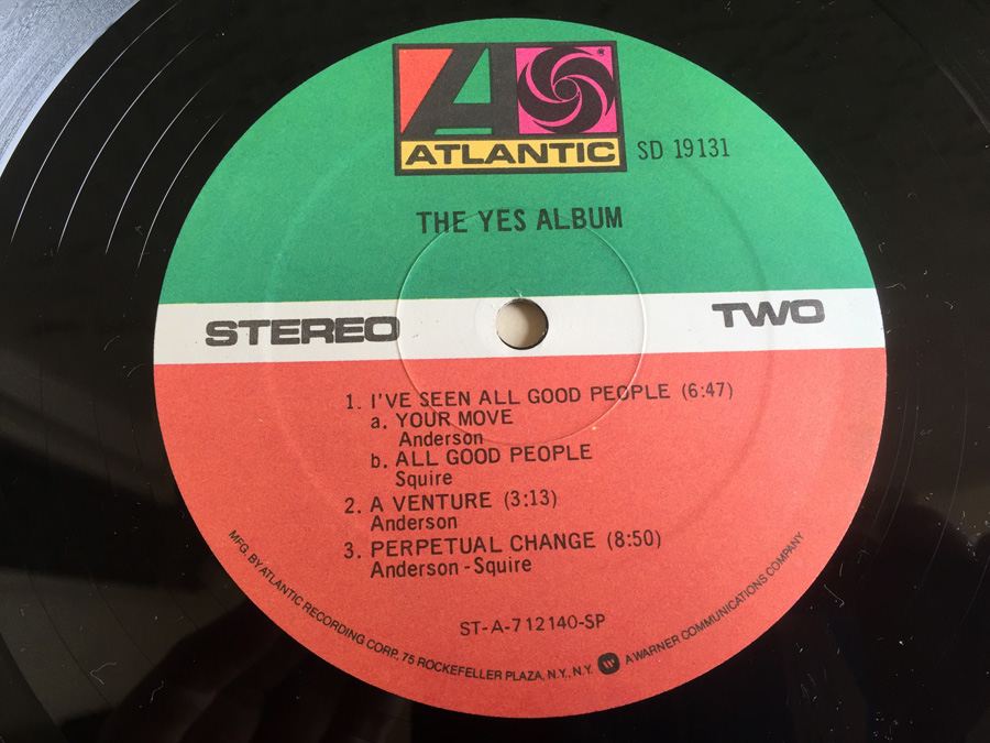 Yes ‎- The Yes Album - Atlantic ‎- SD 19131 [Photo 7]