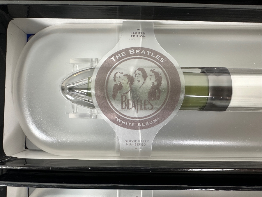 (8) Rare The Beatles - 'White Album' Limited Edition Pod Pens (Refillable Ink) New Old Stock [Photo 4]