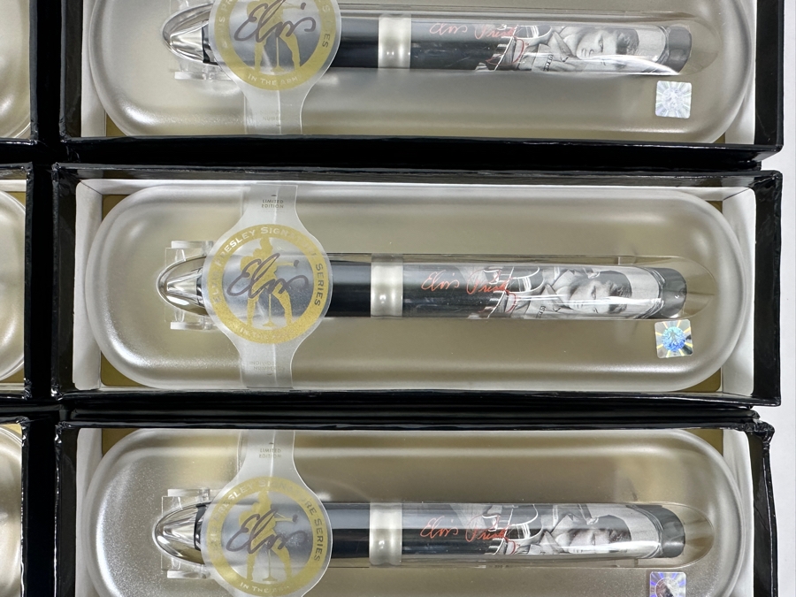 (8) Rare Elvis Presley Signature Series In The Army Limited Edition Pod Pens (Refillable Ink) New Old Stock [Photo 2]