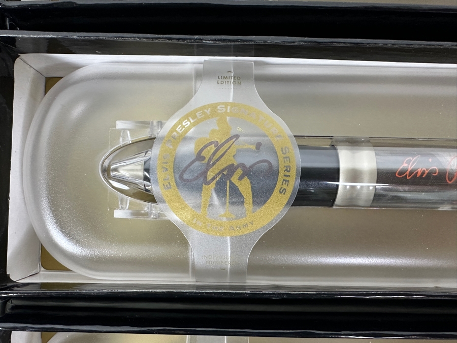(8) Rare Elvis Presley Signature Series In The Army Limited Edition Pod Pens (Refillable Ink) New Old Stock [Photo 3]