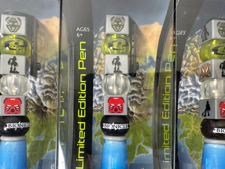 (12) Rare Bionicle Lego Writing System Limited Edition Pens Vintage 2001 New Old Stock (Possibly Last Stock Available) [Photo 5]