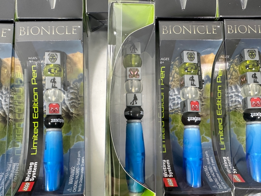 (12) Rare Bionicle Lego Writing System Limited Edition Pens Vintage 2001 New Old Stock (Possibly Last Stock Available) [Photo 8]